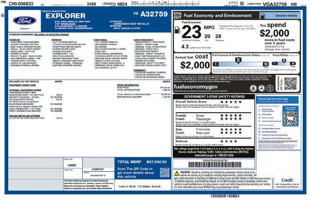 New 2027 Ford Explorer ST-Line RWD image 4