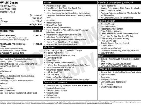 Used 2026 BMW M5 w/ Carbon Package image 33