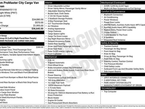 Used 2022 RAM ProMaster City Tradesman FWD image 6
