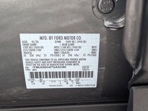 New 2026 Ford Explorer Active w/ Active Comfort Package AWD/4WD image 25