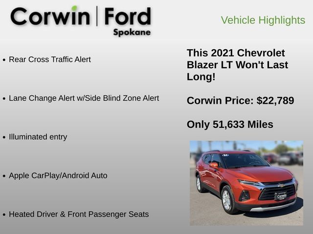 Used 2021 Chevrolet Blazer LT AWD/4WD image 18
