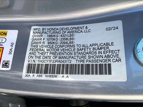 Used 2024 Honda Accord EX image 36