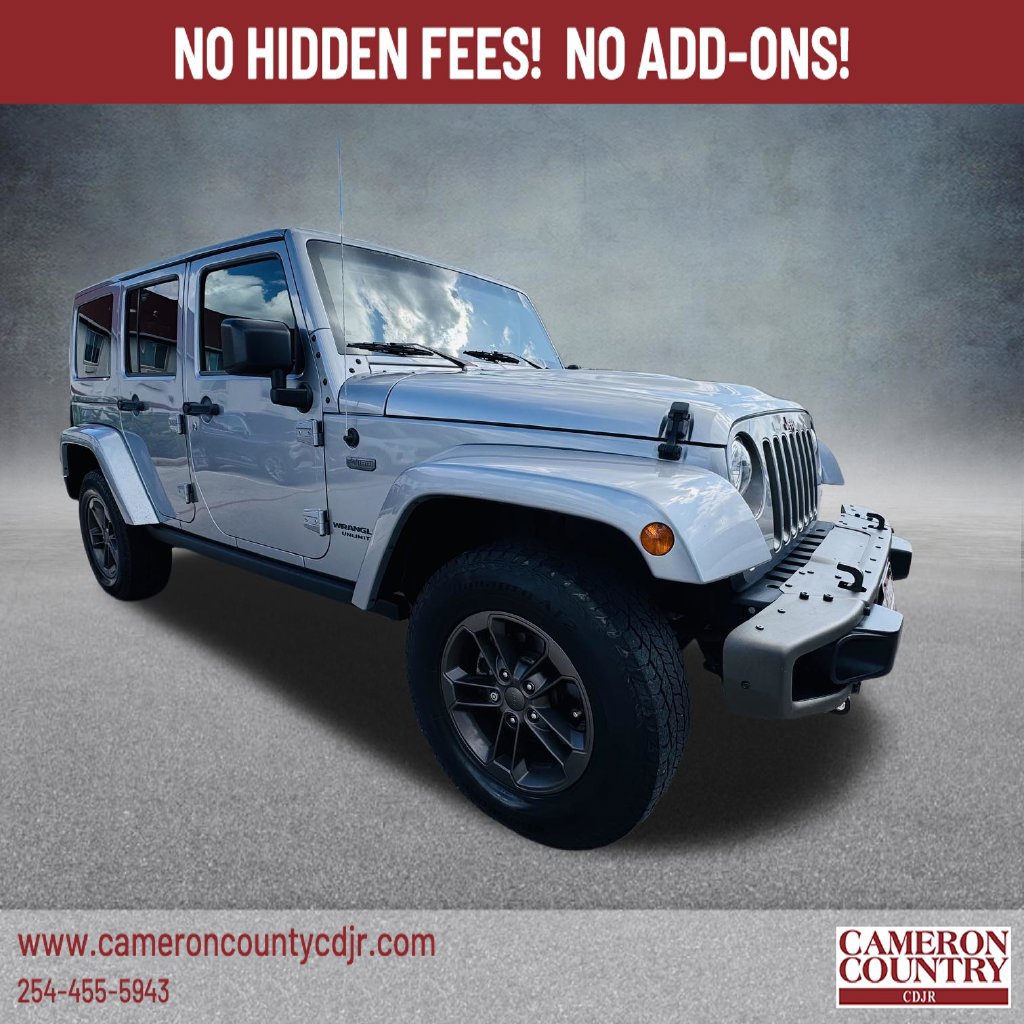Used 2017 Jeep Wrangler Unlimited Sahara AWD/4WD 360° Tour