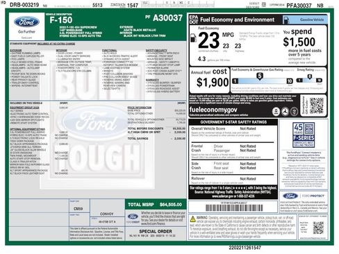 Used 2023 Ford F150 XLT w/ Equipment Group 302A High AWD/4WD image 4