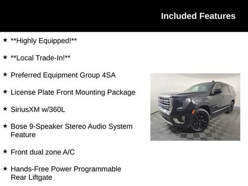 Used 2022 GMC Yukon SLT RWD image 4