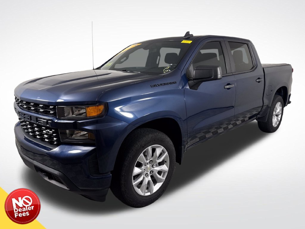 Used 2021 Chevrolet Silverado 1500 Custom w/ LPO, Dark Essentials Package RWD image 8