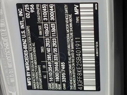 Certified 2025 Mercedes-Benz GLS 63 AMG 4MATIC image 19