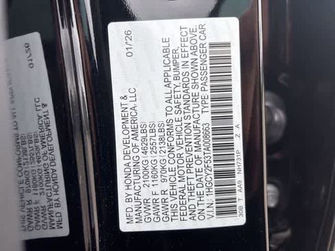 Certified 2026 Honda Accord Sport image 23