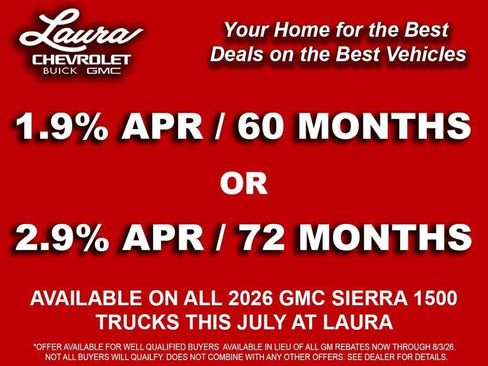 New 2026 GMC Sierra 1500 Pro w/ Pro Value Package AWD/4WD image 3