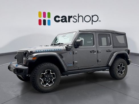 Used 2021 Jeep Wrangler Unlimited Rubicon 4xe w/ Cold Weather Group AWD/4WD image 1