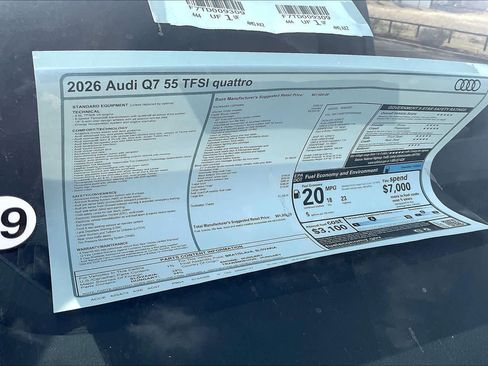 New 2026 Audi Q7 3.0T Prestige image 19