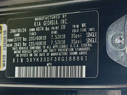 Certified 2024 Kia Sportage EX FWD image 31