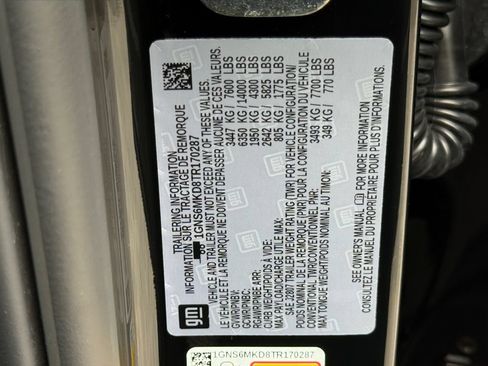 Used 2026 Chevrolet Tahoe LS w/ LPO, Dark Essentials Package AWD/4WD image 28