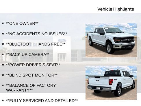 Certified 2025 Ford F150 XLT w/ Equipment Group 301A Standard AWD/4WD image 6