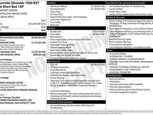 New 2026 Chevrolet Silverado 1500 RST w/ All Star Edition Plus AWD/4WD image 4