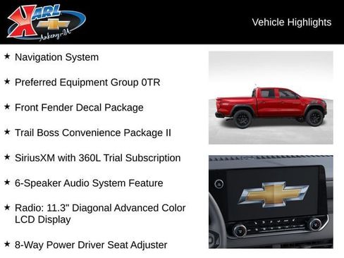 New 2026 Chevrolet Colorado Trail Boss AWD/4WD image 3