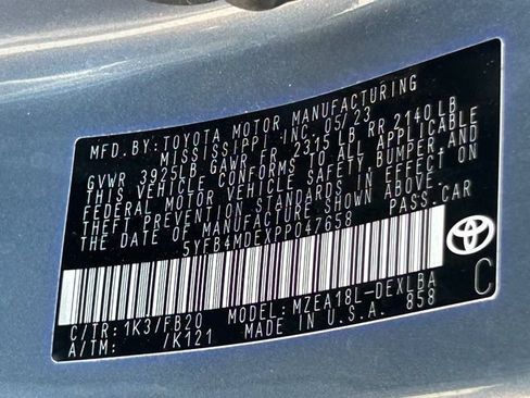 Used 2023 Toyota Corolla LE FWD image 33