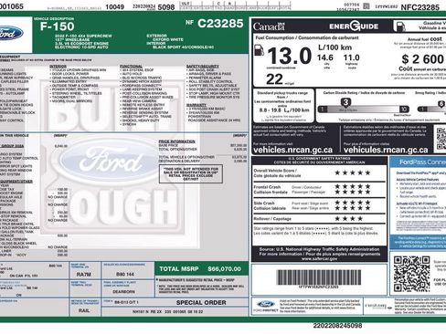 Used 2022 Ford F150 XLT w/ Equipment Group 302A High AWD/4WD image 44