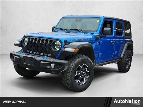 Used 2022 Jeep Wrangler Unlimited Rubicon 4xe w/ Steel Bumper Group image 1