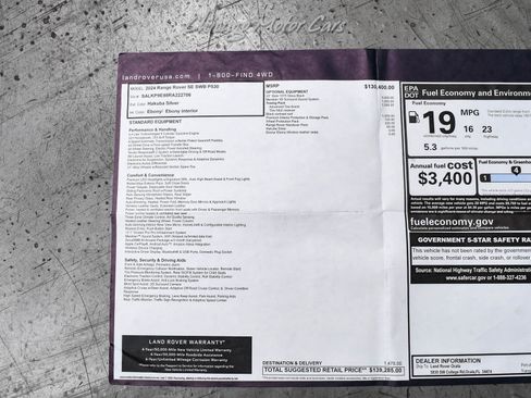 Used 2024 Land Rover Range Rover SE image 64