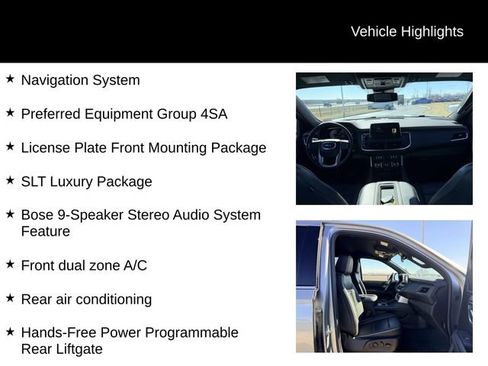 Used 2024 GMC Yukon XL SLT w/ SLT Luxury Package image 12