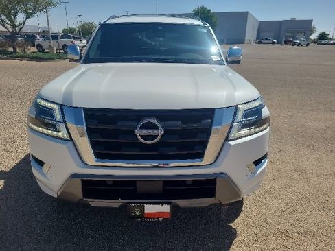 Certified 2021 Nissan Armada Platinum w/ Captain's Chairs Package AWD/4WD image 3