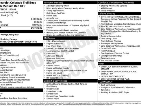 Used 2026 Chevrolet Colorado Trail Boss AWD/4WD image 12