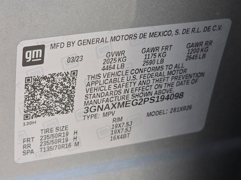 Used 2023 Chevrolet Equinox RS w/ RS Leather Package FWD image 22