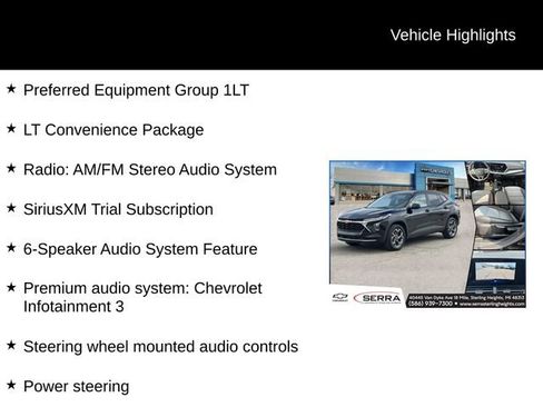 Certified 2025 Chevrolet Trax LT w/ LT Convenience Package FWD image 4