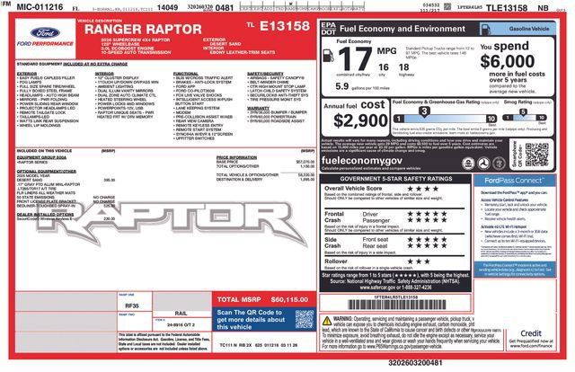 Used 2026 Ford Ranger Raptor AWD/4WD image 2