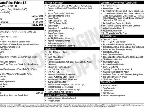 Used 2022 Toyota Prius Prime LE image 17