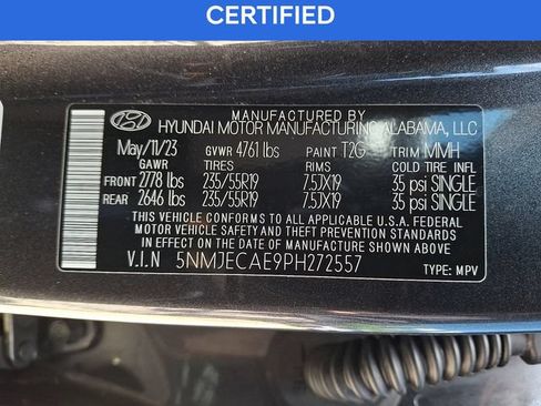 Certified 2023 Hyundai Tucson Limited AWD/4WD image 27