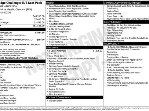 Used 2023 Dodge Challenger R/T Scat Pack w/ Plus Package RWD image 4