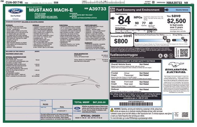 Used 2022 Ford Mustang Mach-E GT AWD/4WD image 45