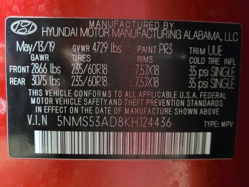 Used 2019 Hyundai Santa Fe Limited w/ Cargo Package FWD image 33