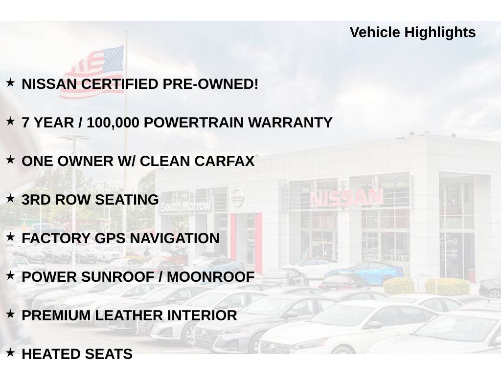 Certified 2023 Nissan Armada SL w/ Midnight Edition Package RWD image 8