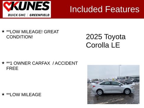 Used 2025 Toyota Corolla LE image 3
