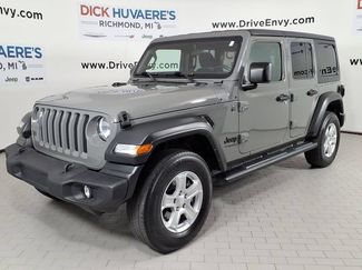Used 2022 Jeep Wrangler Unlimited Sport AWD/4WD video 1