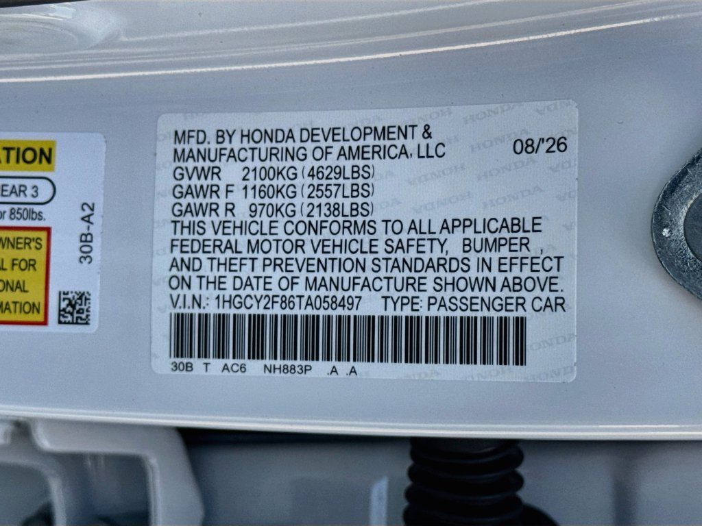 New 2026 Honda Accord Touring image 36