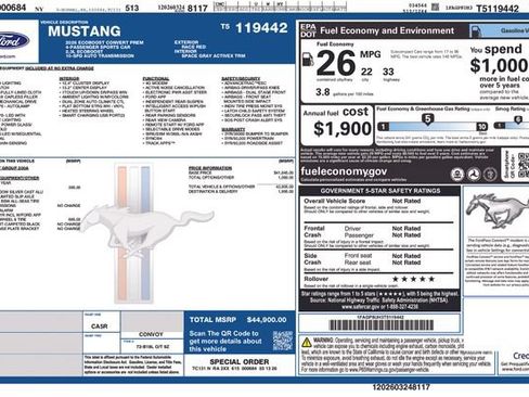 Used 2026 Ford Mustang Premium RWD image 9