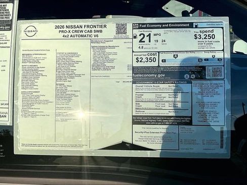 New 2026 Nissan Frontier Pro-X w/ Pro-X Convenience Package image 13