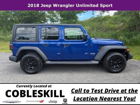 Used 2018 Jeep Wrangler Unlimited Sport AWD/4WD image 3