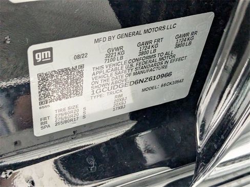 Certified 2022 Chevrolet Silverado 1500 LTZ w/ Technology Package image 37