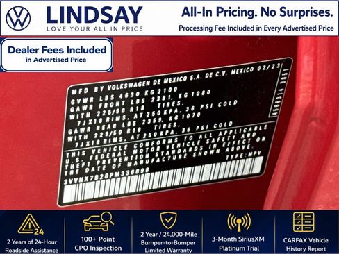 Used 2023 Volkswagen Taos SE w/ Panoramic Sunroof Package AWD/4WD image 27