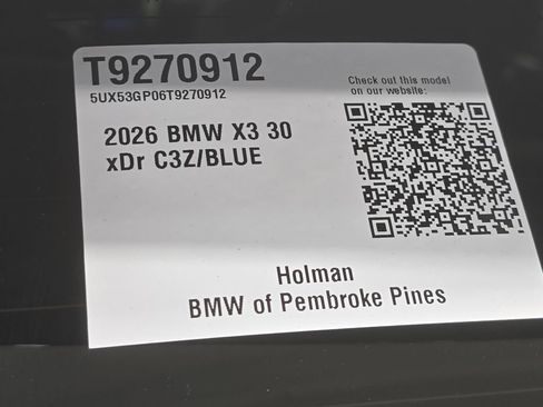 Used 2026 BMW X3 xDrive30 w/ Premium Package image 27