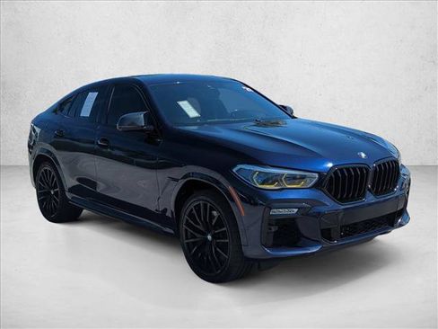 Used 2021 BMW X6 M50i w/ Executive Package AWD/4WD image 3