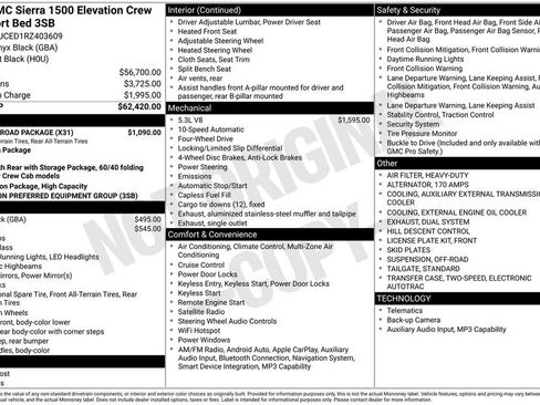 Used 2024 GMC Sierra 1500 Elevation w/ X31 Off-Road Package AWD/4WD image 5