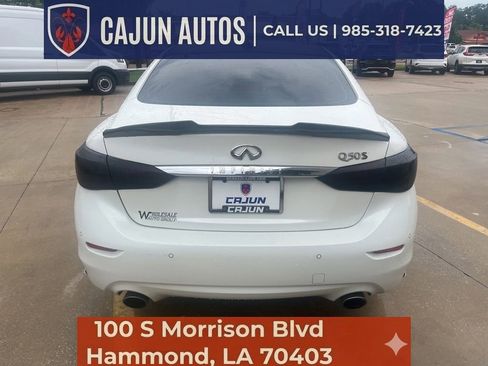 Used 2018 INFINITI Q50 Red Sport 400 w/ Cargo Package (L95) RWD image 7