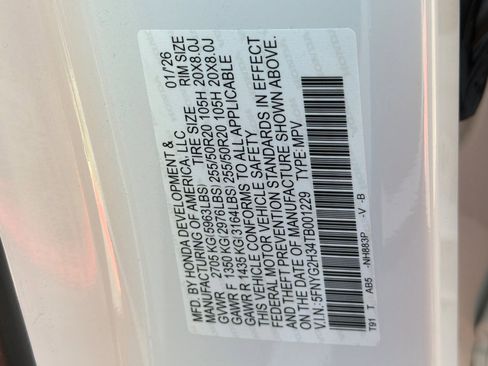 New 2026 Honda Pilot Sport image 19