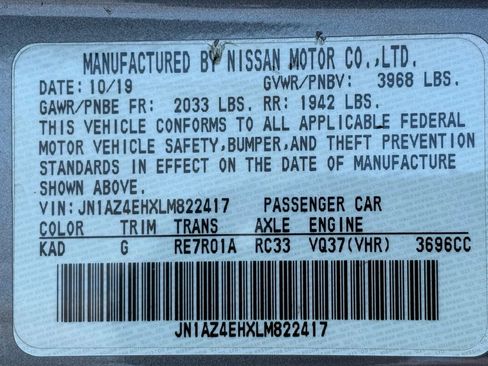 Used 2020 Nissan 370Z Touring w/ Aerodynamics Package image 23